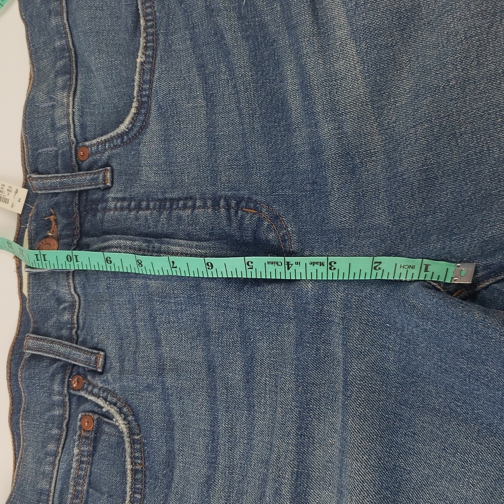 Madewell NWT Perfect Vintage Crop Jean Size 29 Tapered Leg Distressed - Picture 9 of 16
